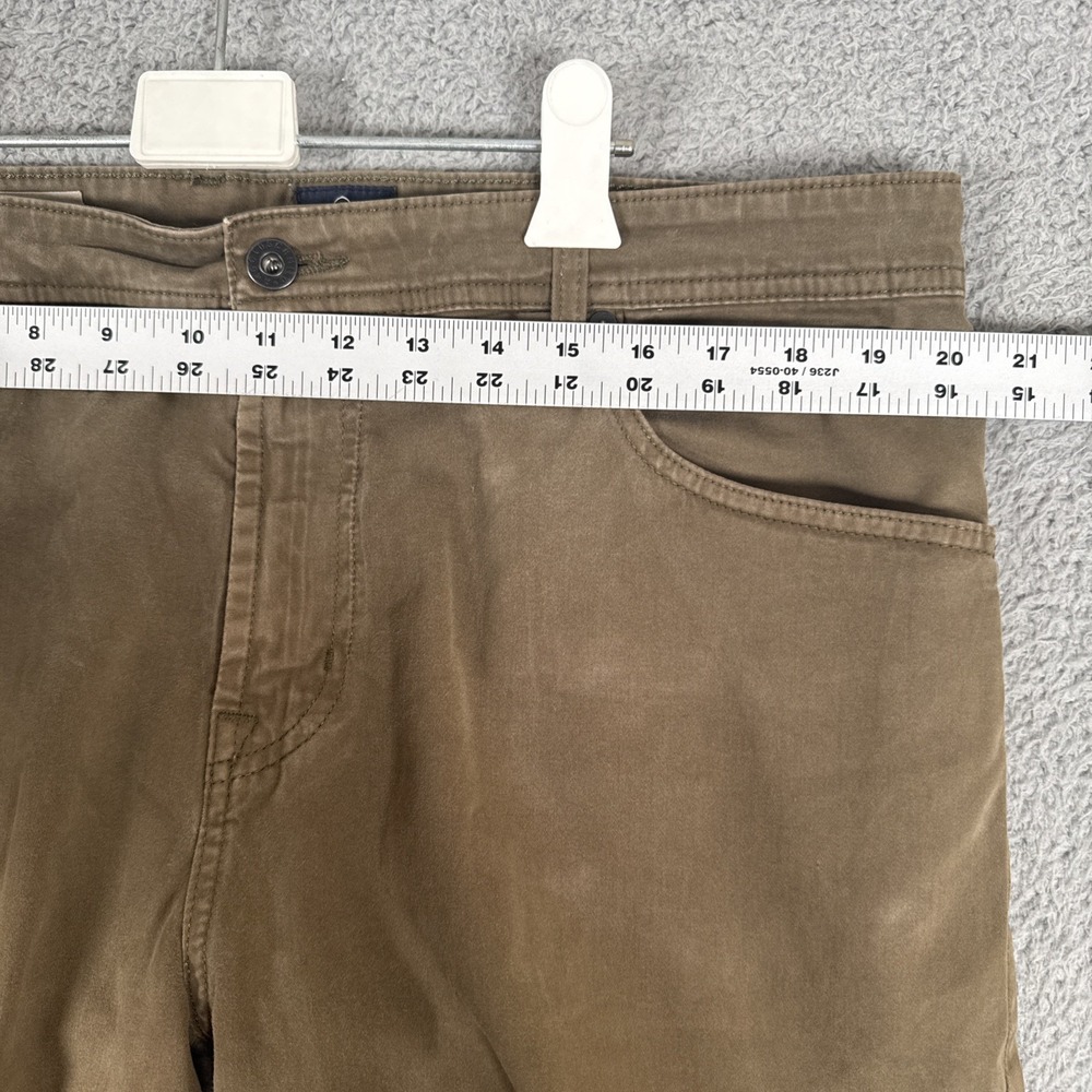 Adriano Goldschmied The Graduate Pants Mens 38x32 Olive Green Chino Stretch - Picture 4 of 8